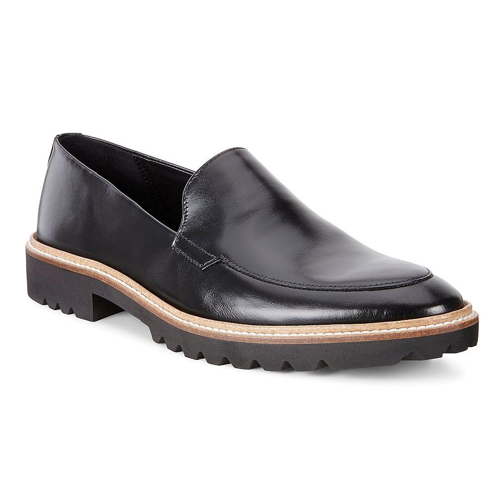 Ecco Incise Tailored Womens Sneakers In Black Sale - India WHJ-038695